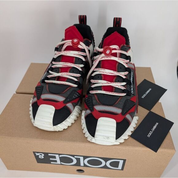 Dolce & Gabbana Other - Dolce & Gabbana Red and Black Sneakers